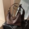 Large-capacity simple bag women's new trendy fashion high-end shoulder bag casual commuter tote bag