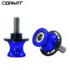For YAMAHA YZF R1 YZFR1 YZF-R1 R3 R6 R125 MT-03 2PCS 6MM Motorcycle Swing Arm Sliders Spools CNC Swing Arm Stand Screw Paddock