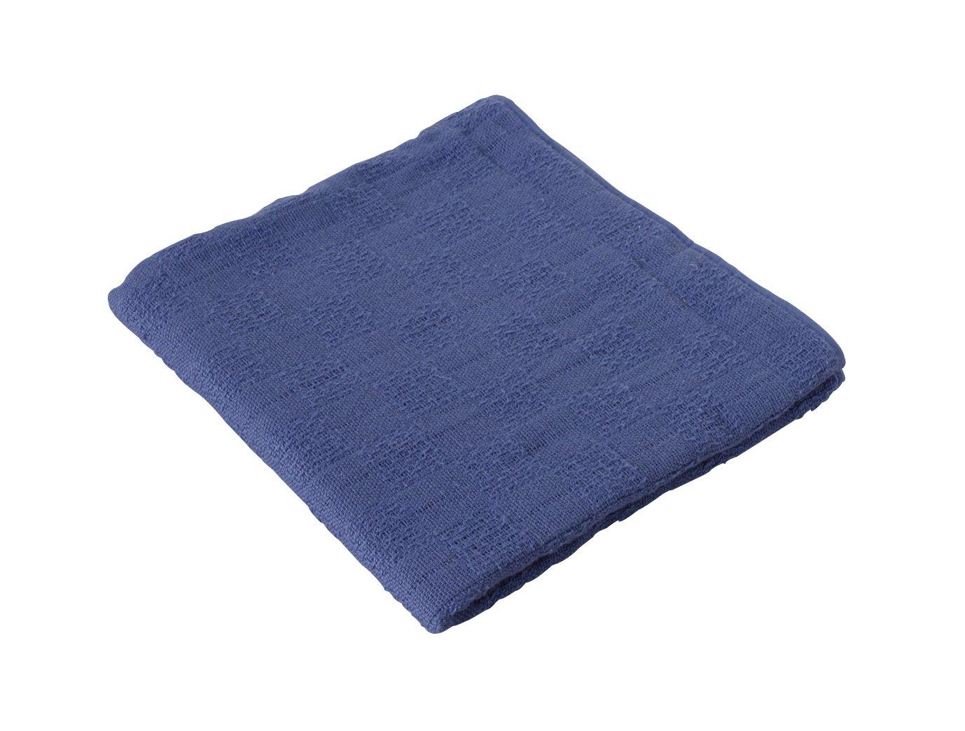 Iris Ohyama Bath Towel, Gauze, Mini, Blue, TGZ-5010 синий