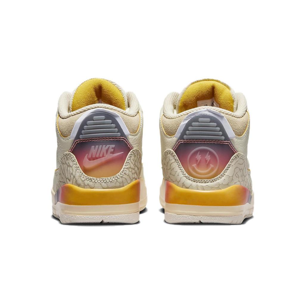 J. Balvin Air Jordan 3 Retro PreSchool 'Medellín Sunset' (Unisex) Mehrfarbige Kinder-Basketballschuhe FN0346 901