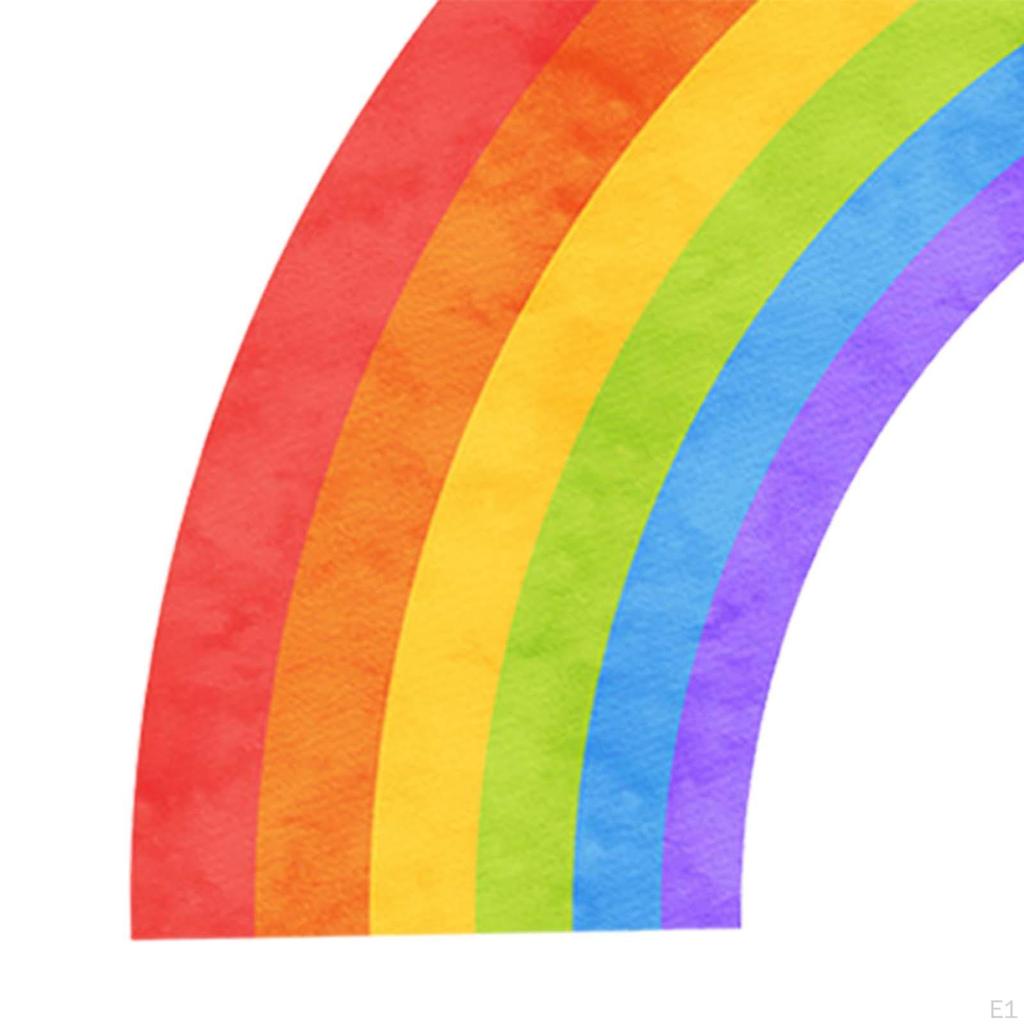 Rainbow Cloud Veggdekor Bakgrunn Moderne Dekorative Avtagbare Art Decor Veggmalerier for klasserommet