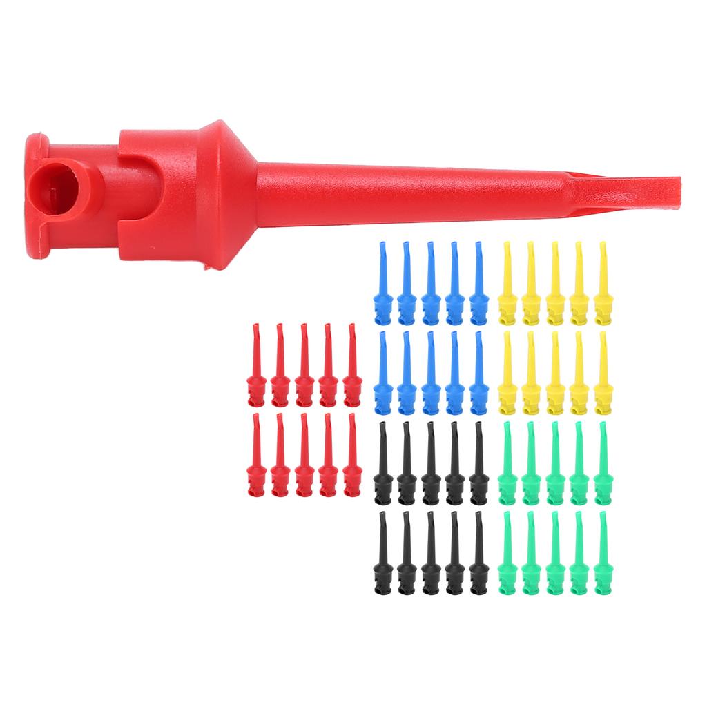 Multimeter Test Hook Clip J.30007 30Vac-60Vdc 10A Test Hook Insulation for Routine Circuit Testing for Voltage Testing