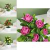 Synthetic Rose Blossom Display Artificial Floral Decor For Party And Home Decoration