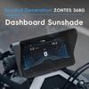 Zontes 368G Motorcycle Instrument Screen Sunshade with Reflective Light-Blocking Protection