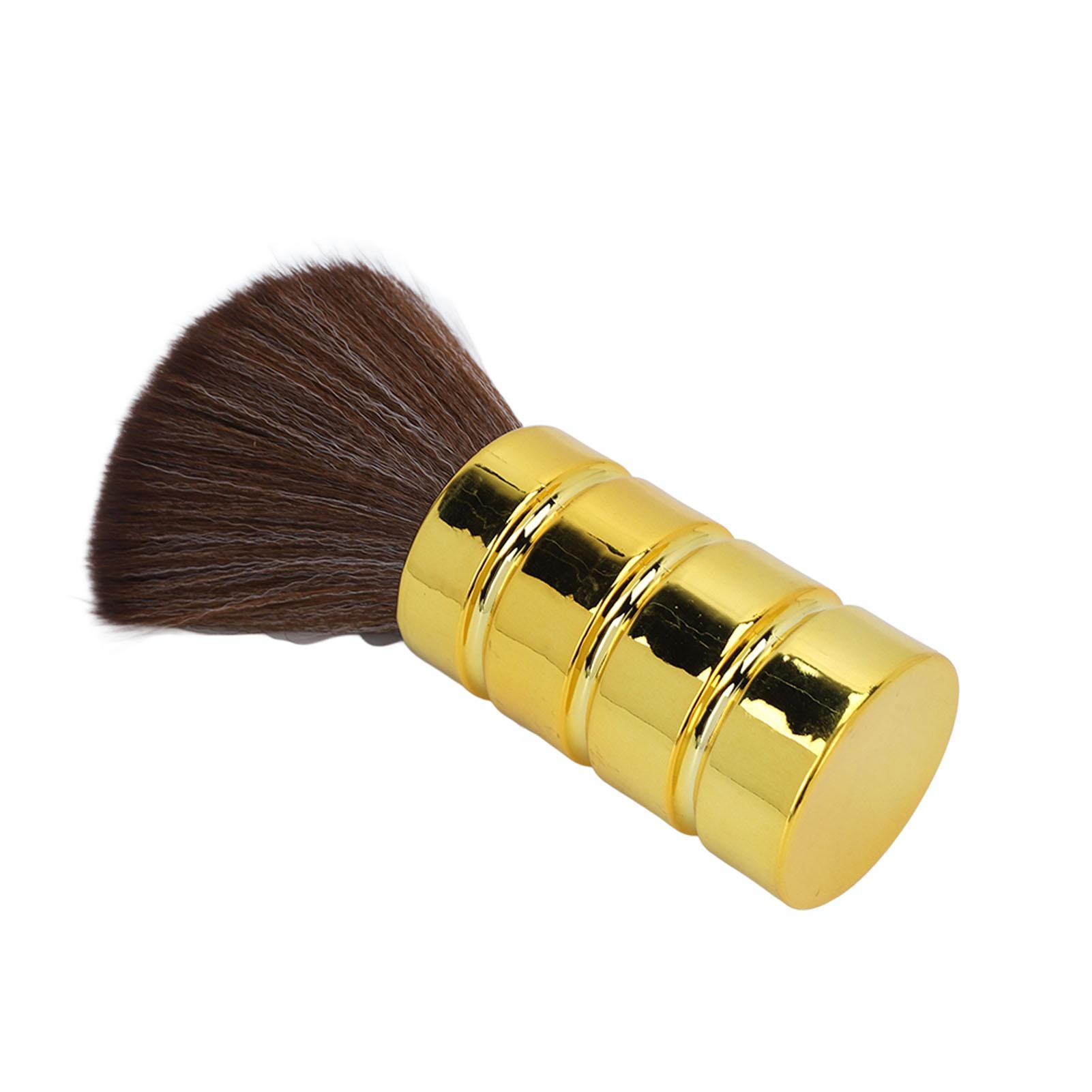 

Парикмахерская щетка для шеи Мягкая Щетка для бережного гальванического процесса Профессиональная щетка для чистки шеи Серебро золотой