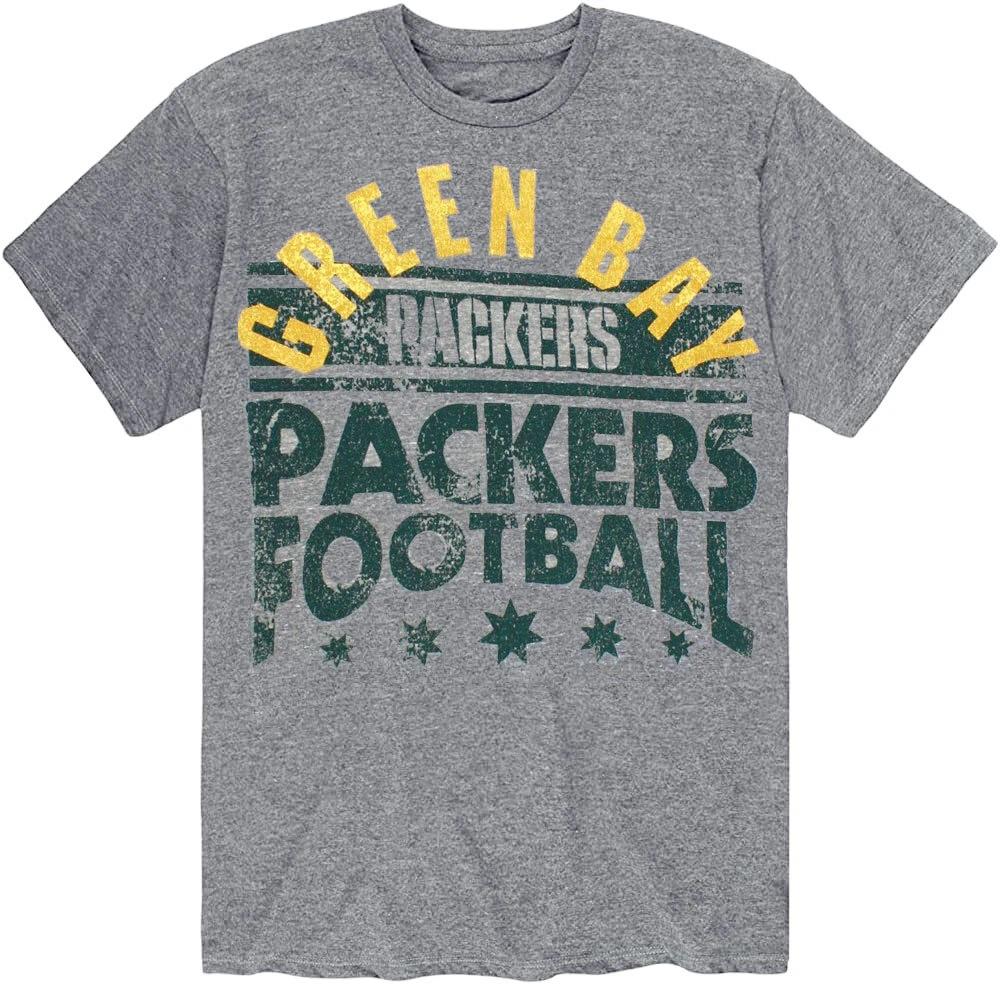 Green Bay Packers Men s Gray T-Shirt S