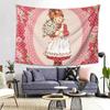 Kawaii Sarah Kay Tapestry Wall Hanging Aesthetic Home Decoration Tapestries for Dorm Room