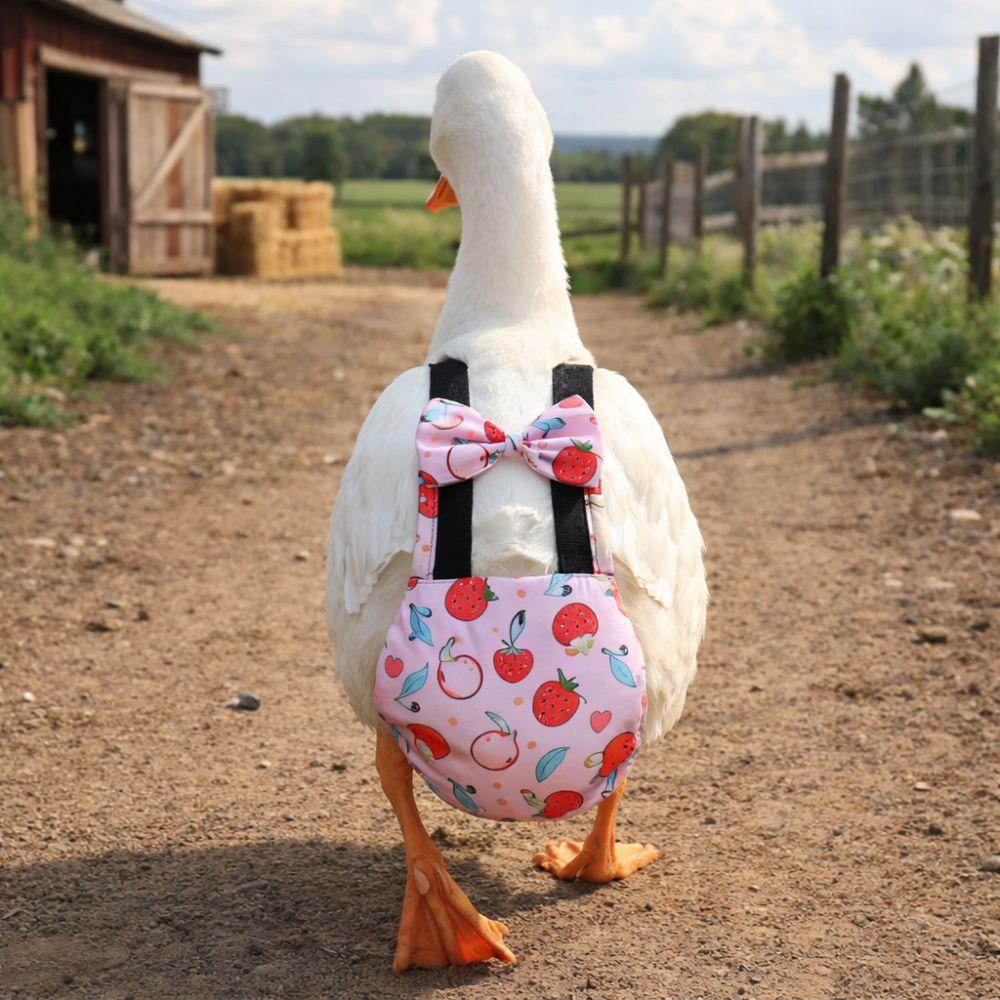 Elastisches Band Hühner Physiologische Hosen Schleifendesign Geflügelkostüm Niedliche Enten Windeln Bauernhof Haustier