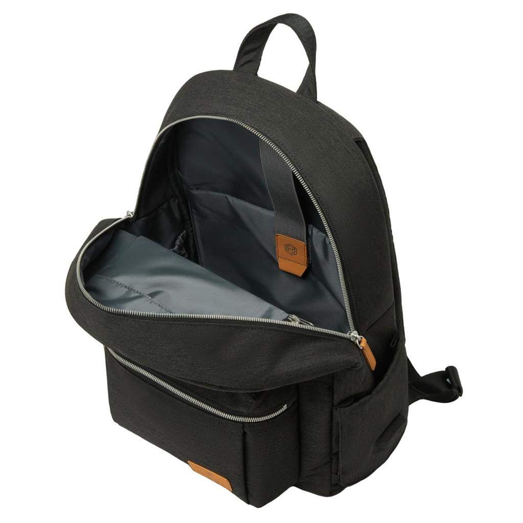 Nordace Siena Pro Classic Backpack Batoh na notebook 18L Denní batoh pro denní nošení - 13,3" Cestování, Denní, Práce, Černá, Běžný, Batoh.