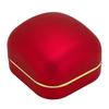 LED Ring Box Velvet Lining Exquisite Luxury Ring Box Jewelry Case with LED Light for Anniversary Wedding