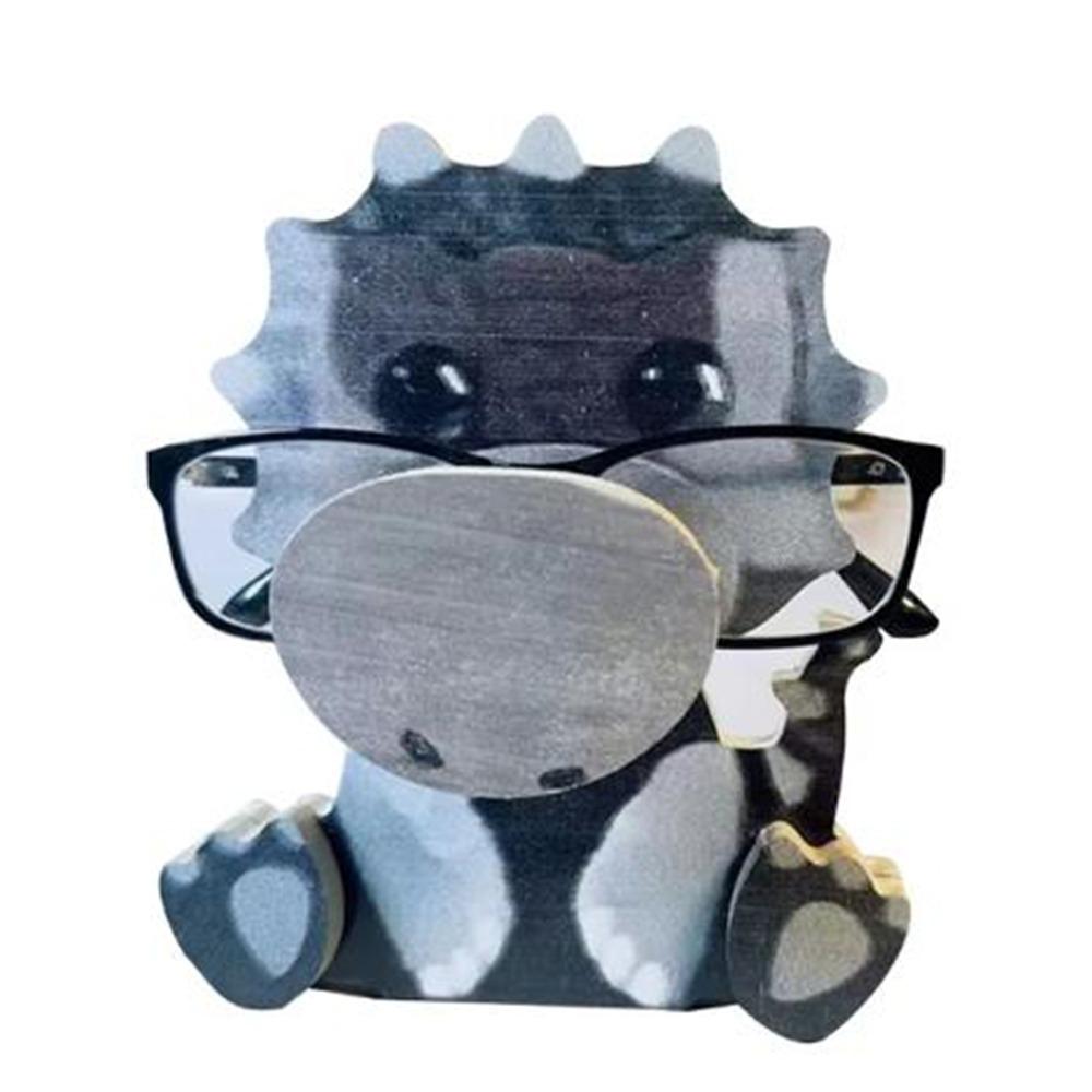 

3D Sunglasses Display Rack Wood Eyeglasses Show Stand Creative Animal Glasses Rack Office Style B