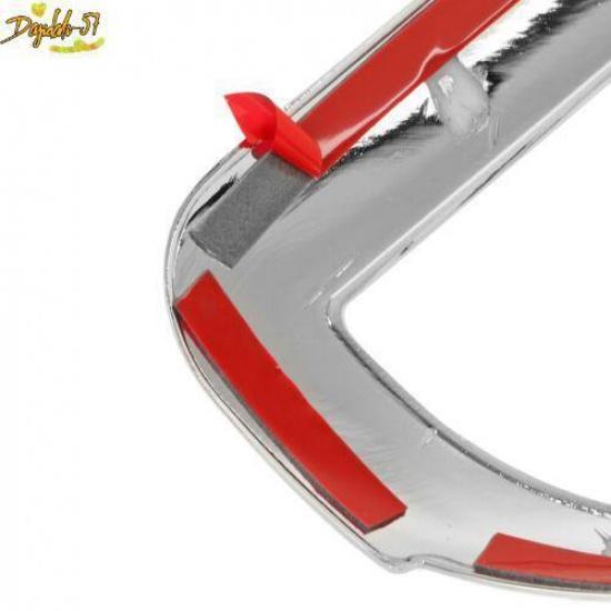 For HIACE H200 2005‑2014 2pcs Tail Light Cover Chrome Glossy Rear Lamp Bezel New