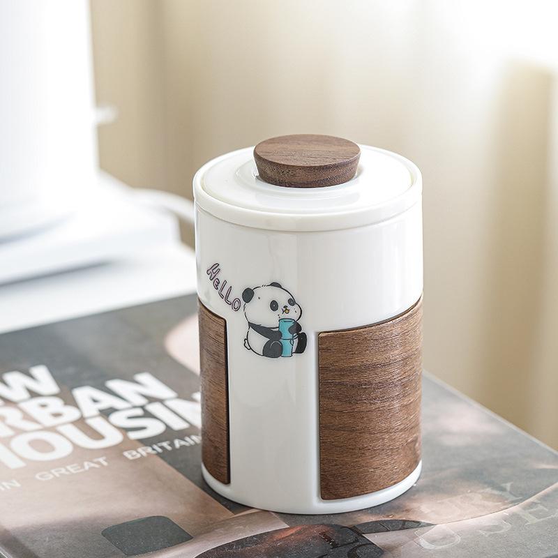 Panda Teacup Personal Special Tea Cup Office Water Cup New Ceramic Tea Separation Cup Souvenir