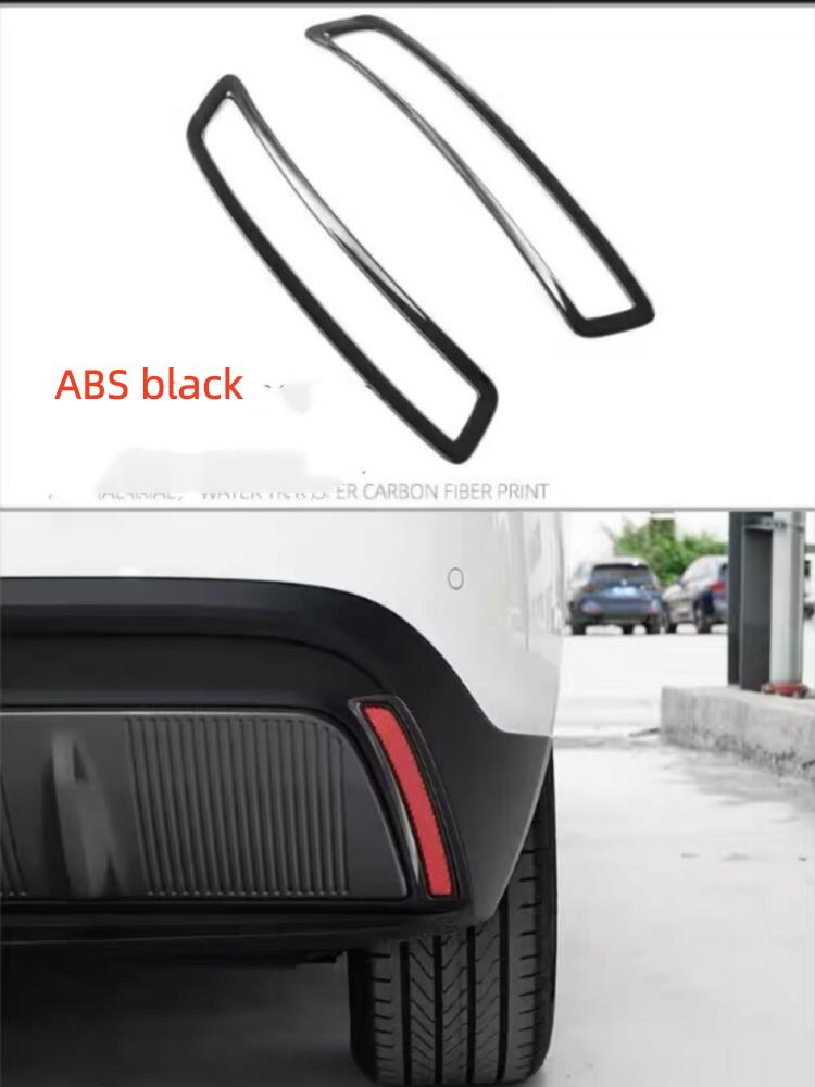 Fit For MG 4 MG4 EV Mulan 2022 2023 2024 ABS Front Or Rear FogLights fog Lamp Decoration Cover Bezel Eyebrow Cover Trim Styling Q0
