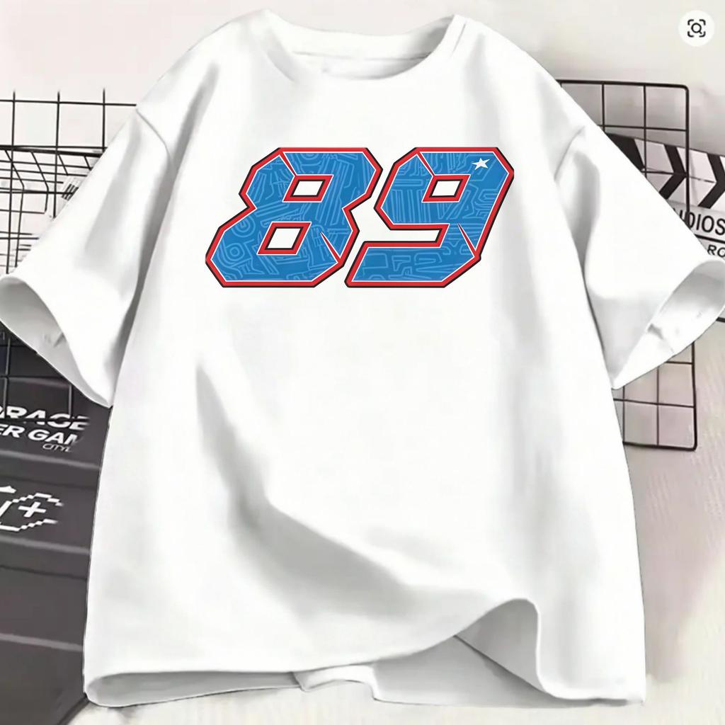 Unisex T-Shirt Jorge Martin 89 Mode 100% Baumwolle T-Shirt Kurzarm T-Shirt Rundhals Oberteile Sommer