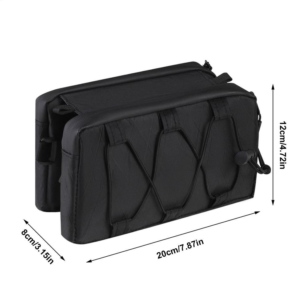 Bike Front Frame Bag Top Tube Bike/Bicycle Bag Waterproof Cycling Accessories Bike Pouch Saddle Bag for Mountain Bikes
