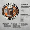 Vintage Tin Sign A&W Root Beer Retro Americana Decor 8x8 Inch Metal Wall Art
