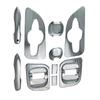 Door Handle Bowl Cover Trim For Toyota Hiace Commuter -2024 Chrome Silver Car Decoration Cars Accessories Exterior Styling