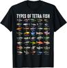 Types of Tetra Fish - Tetras Aquarium Fish Species Lover T-Shirt