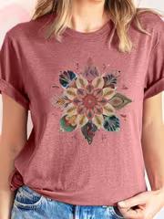 Spring and Summer Designer Women s Short-Sleeved T-Shirt XL