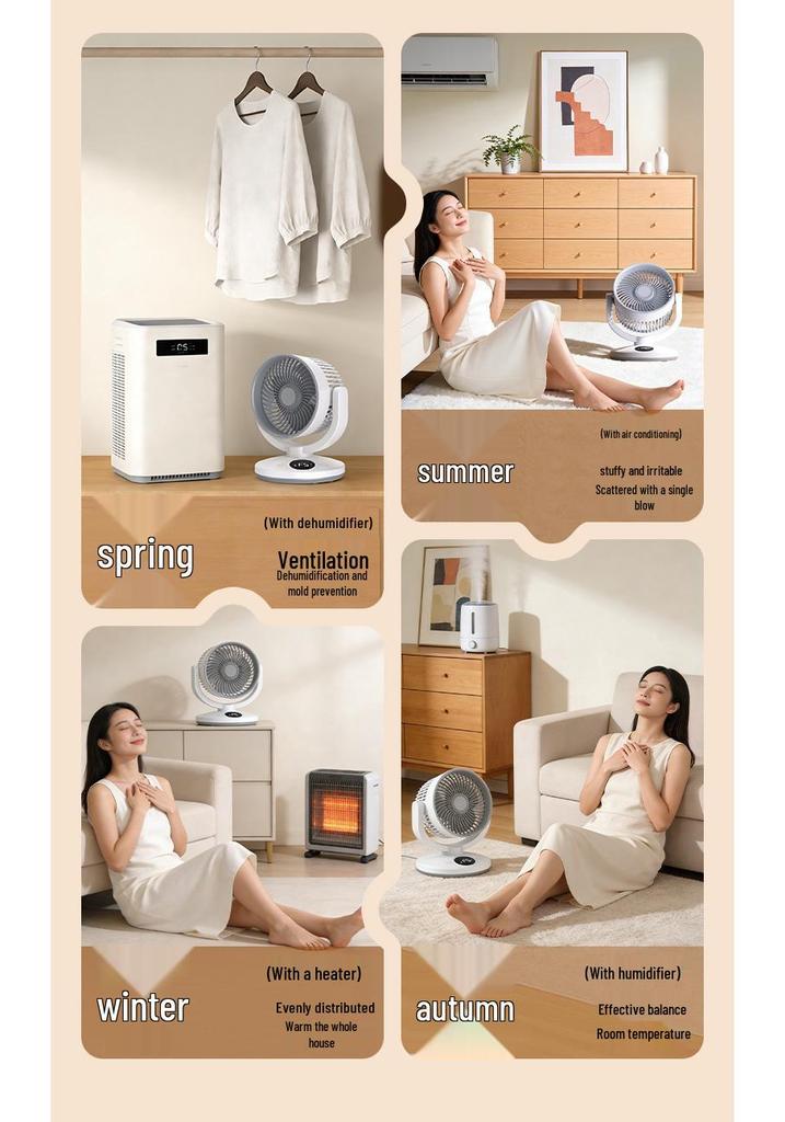 Smart Bluetooth Air Circulation Fan for Home & Office