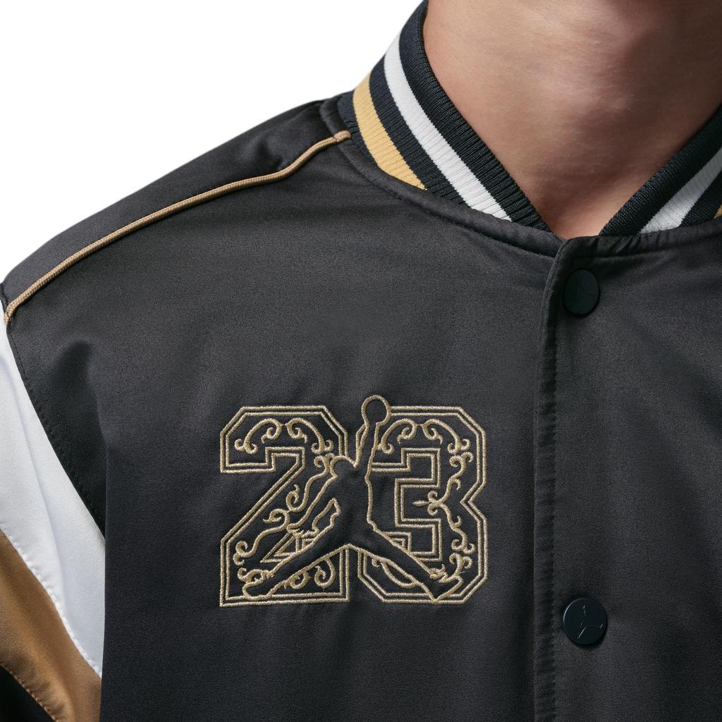 Jordan Jacket Ss26 New Year Year Of The Horse Limited Satin Embroidery Casual Kids Kids Jackets IU5375-010