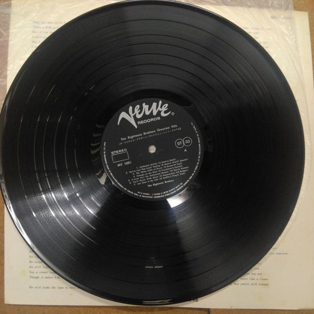 [USED] ['68 Domestic LP with obi] The Righteous Brothers / Greatest Hits