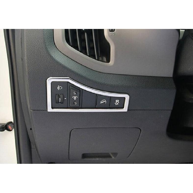 For Kia Sportage R 11-2016 Silver Steel Driver's Side Dash Control Cover Trim