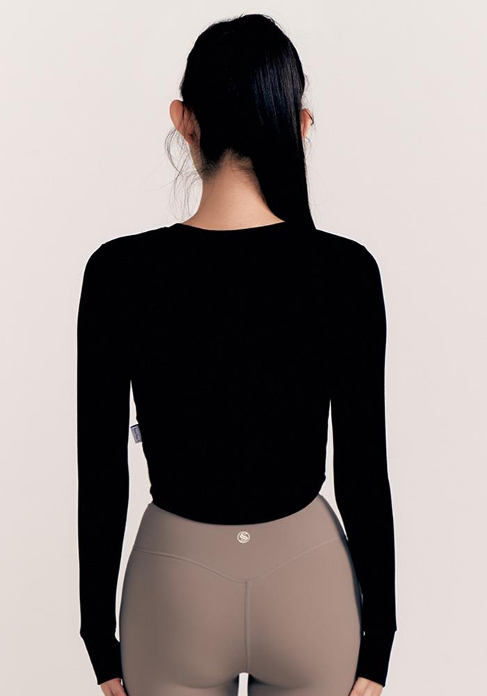 SECRETS Slim Waist Modal Crop Long Sleeve (Type A)