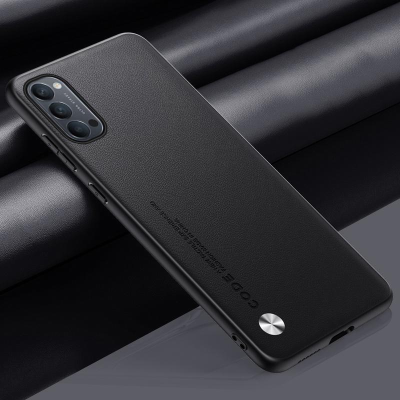 Luxury PU Leather Case For OPPO Reno 4 Pro 5G Back Cover Silicone Shockproof Full Protection Phone Case For OPPO Reno4 Pro 4Pro