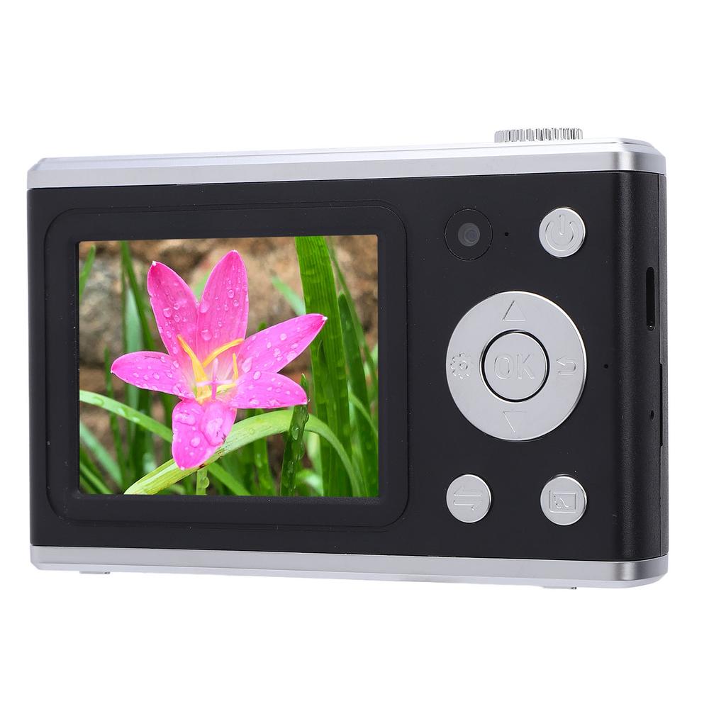 Digital Camera Front Rear 48MP 2.4in Screen Video Camera with Fill Light for Daily Travel