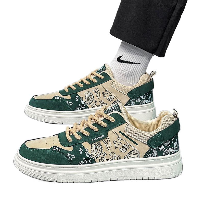 Fashion 2025 Spring and Summer New Korean Style Trendy Versatile Sports and Leisure Low Cut Breathable Shoes for Male Students