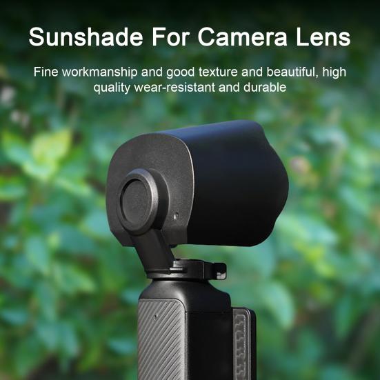 

Yousheng бленда для объектива солнцезащитный козырек крышка объектива фотография защитная солнцезащитная бленда аксессуары для камеры для DJI Osmo Pocket 3