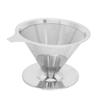 Stainless Steel Brew Drip Coffee Filter Funnel Cup Dripper Coffee Machine Accessories