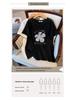 Women's Plus Size Short-Sleeve Loose Mid-Length Slimming Round Neck T-Shirt (Sizes 200-350) Model 6506