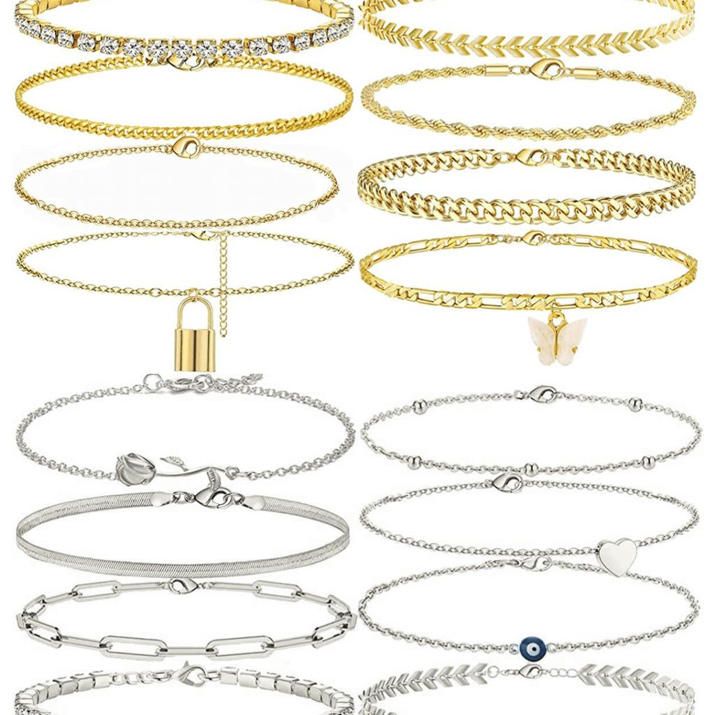New Trendy Anklets  Bulk Delicate Gift Party Gold Foot Chain for Women Butterfly Fashion Jewelry Anklets