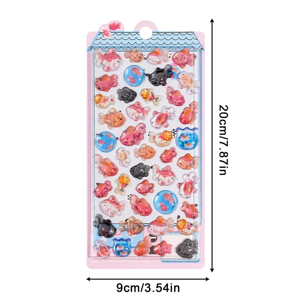 3D Self-adhesive Decals Stickers DIYS Reward Stickers For Girl Boy Gift For Scrapbooking Hand Account Decals Hand Account Decals
