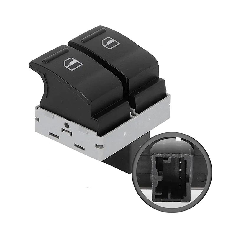 4Pins Balck Auto Elektrische Tür Fenster Schalter Teile Für VW Transporter T5 Van Plattform/Chassis 2003-2013 2014 2015 7E0 959 855B