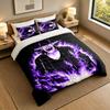 3Pcs Bedding SetThe Undertaker Soft Bed Sheet and Two Pillowcases Home Bedroom Decor
