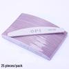 Nail File: Thin, Double-Sided Rhomboid Design In Grey and White for Buffing and Shaping