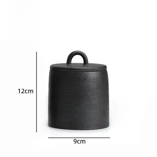 Stoneware Tins Porcelain Sealed Jar Household Large and Small Size Japanese Style Tea Container Tea Box Jar Storage