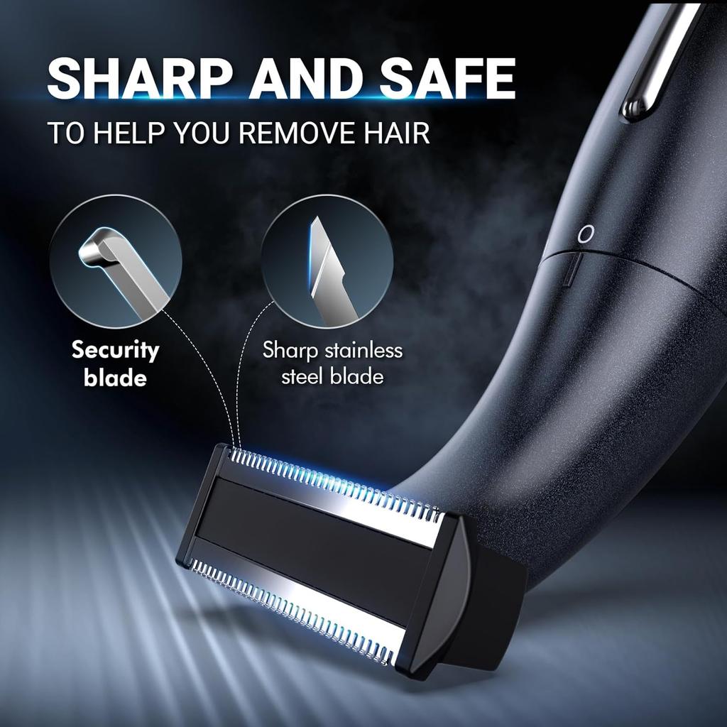 Professional Electric Private Hair Shaver Underarm Body,Leg Hair Nose Hair Trimmer Male and Female Genital Bikini Hair Remover