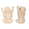 Statua Monaco Bambino Vivida Arenaria Statuetta Monaco Bambino Ornamento Statua di Buddha per Decorazione Casa e Ufficio