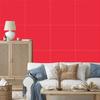 Dots wallpaper, red background, red center, 50x1000
