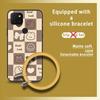 Soft Case Youth Phone Case For TCL T-Mobile Revvl 5G Protective Back Cover Anti-knock Solid Color Creative Bracelet Ring