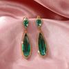 BlingBay Women's Dangle Earrings Teardrop Shape Zircon Charming Elegant Style Long Dangle Earrings Girls Party Gorgeous Exquisite Jewelry Gift