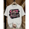 European Sizes Sober And Proud Recovery Awareness Shirt Gift for Sober Living Sobriety Support Funny Graphic Tees Perfect Gift Idea