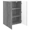 Wall Mounted Cabinet Grey Sonoma 66 x 34.5 x 90 cm Particleboard