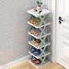 4/6-Layer Shoe Rack Multi Layer Shoes Storage Organizer Removable Space Saving Shoe Shelf Plastic Shoes Cabinets Home Supplies