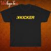 Neues Kicker Audio Verstärker Logo Schwarz/Grau/Marineblau Größe S-5XL Unisex T-Shirt